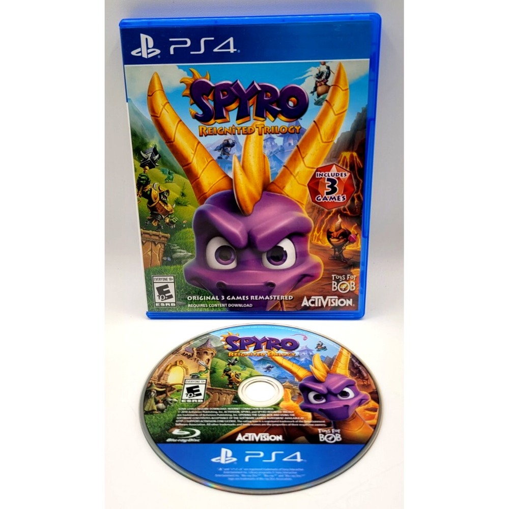 Spyro Reignited Trilogy (Sony PlayStation 4) COMPLETE‎ IN BOX CIB